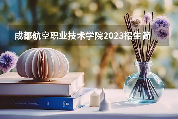 成都航空职业技术学院2023招生简章在哪里找
