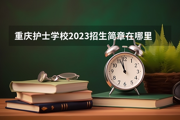 重庆护士学校2023招生简章在哪里找