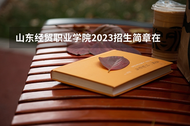 山东经贸职业学院2023招生简章在哪里找