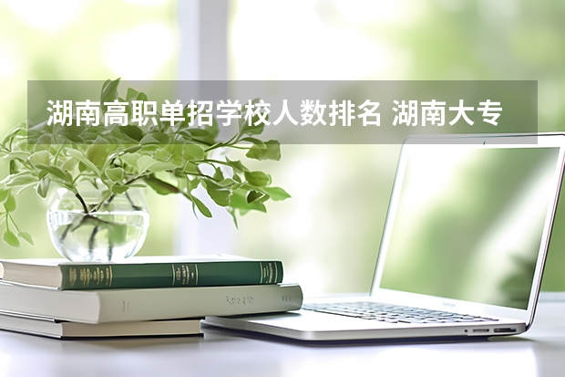 湖南高职单招学校人数排名 湖南大专单招学校排名