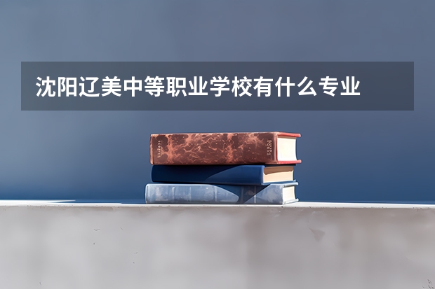 沈阳辽美中等职业学校有什么专业