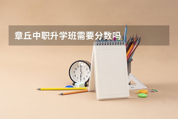 章丘中职升学班需要分数吗