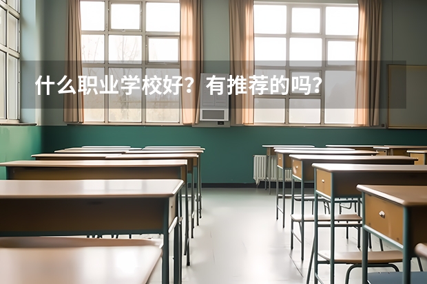 什么职业学校好？有推荐的吗？