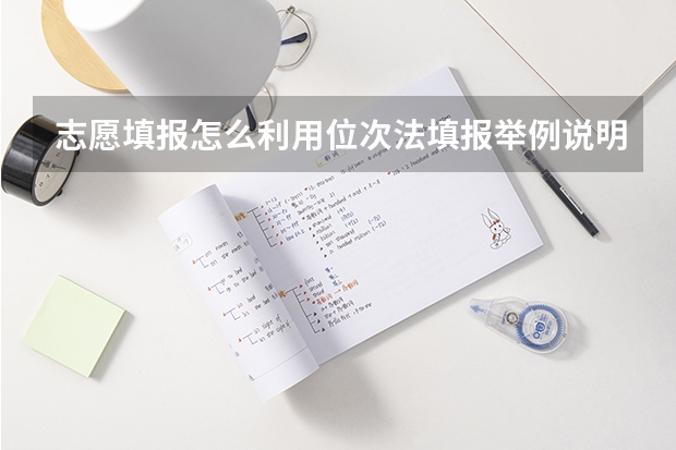 志愿填报怎么利用位次法填报举例说明