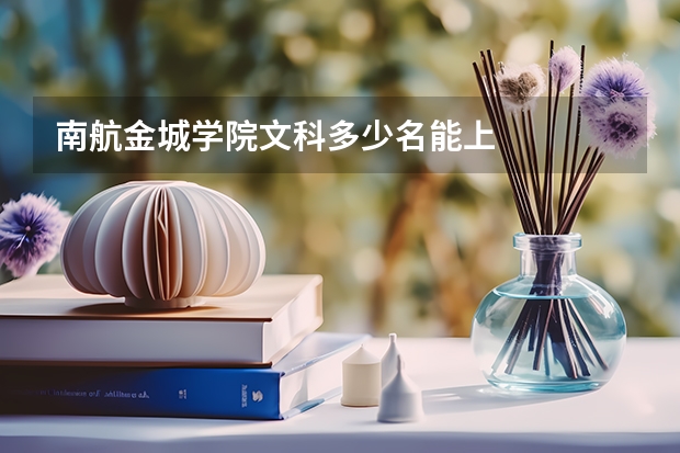 南航金城学院文科多少名能上